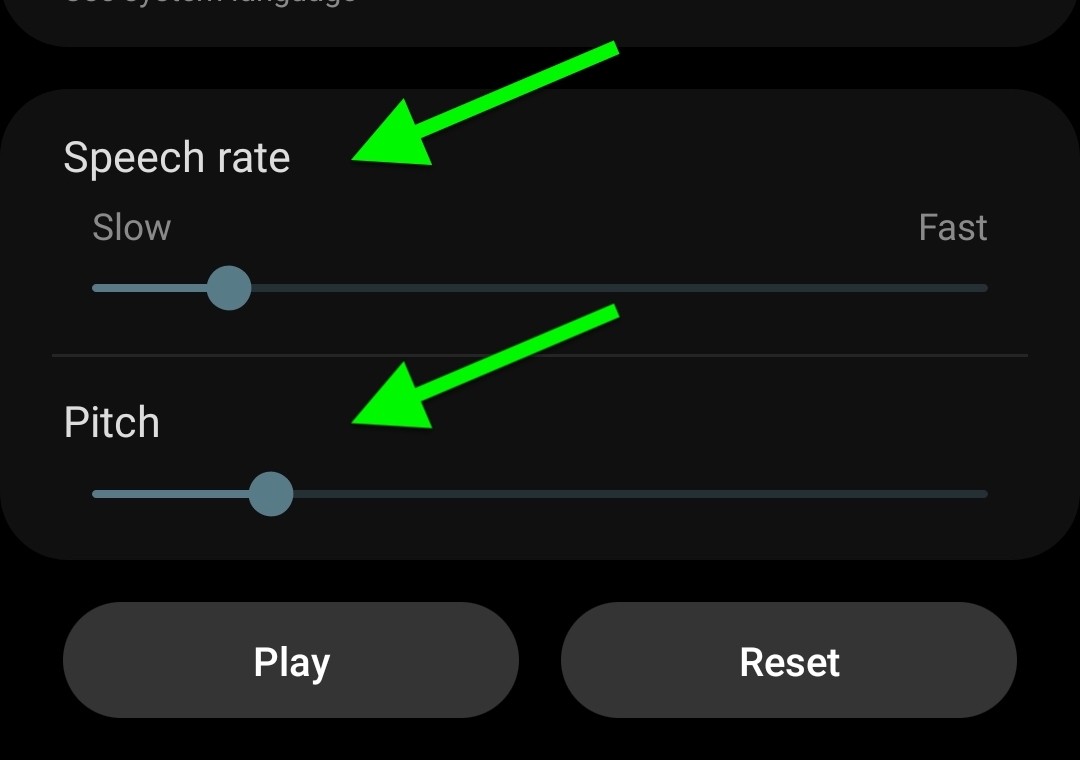 Preview and customise settings